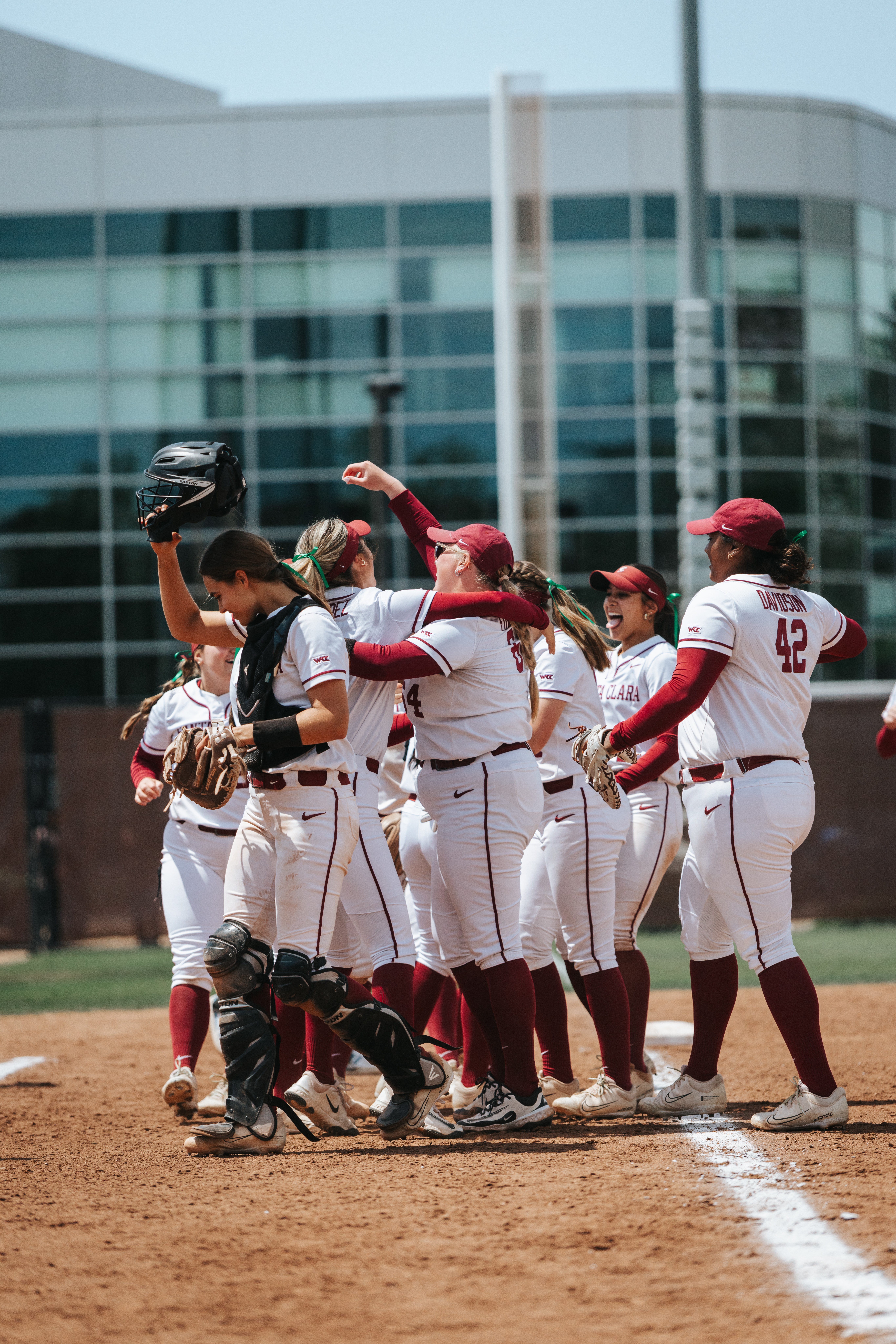Softball Team Huddle
