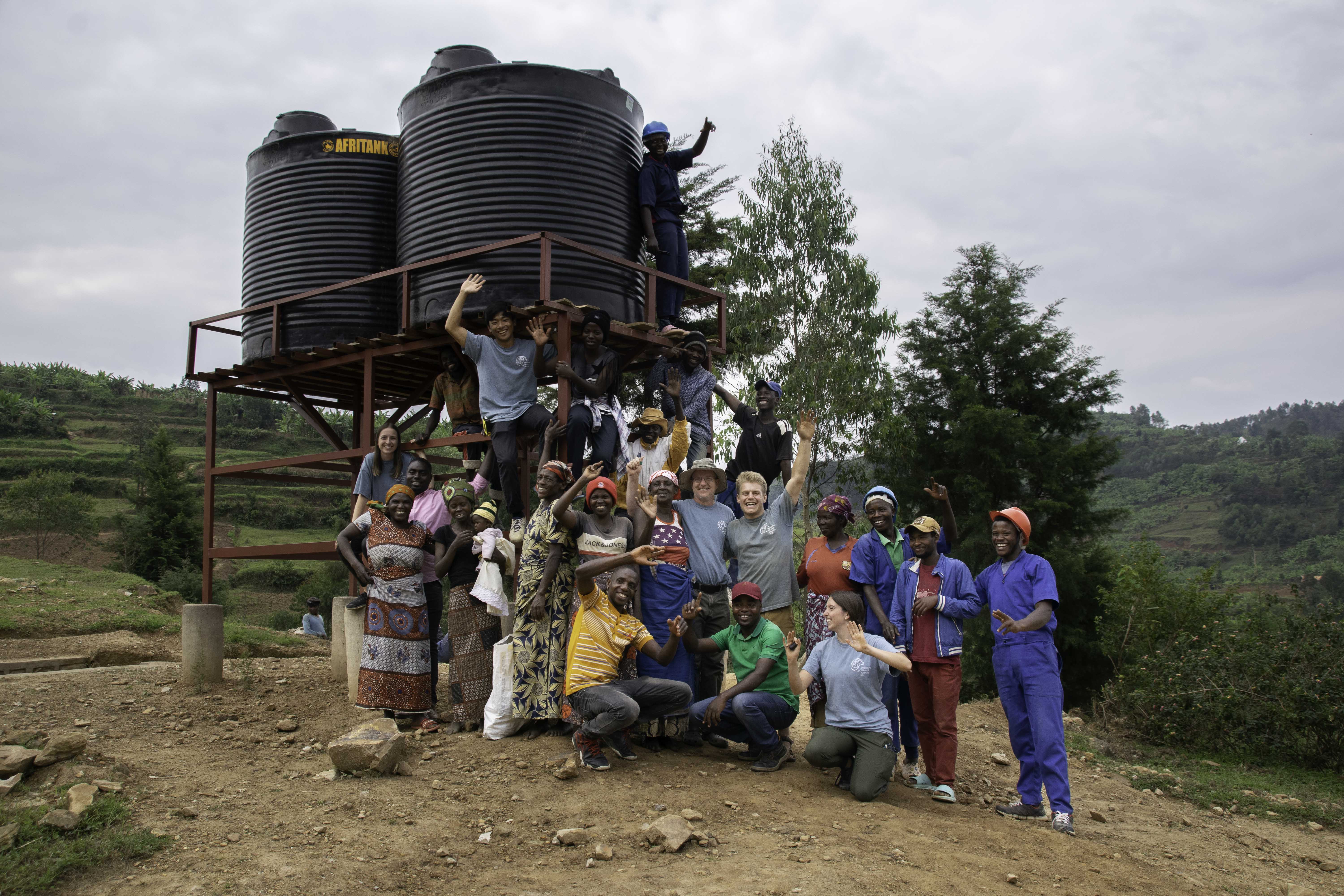 Rwanda water project group photo