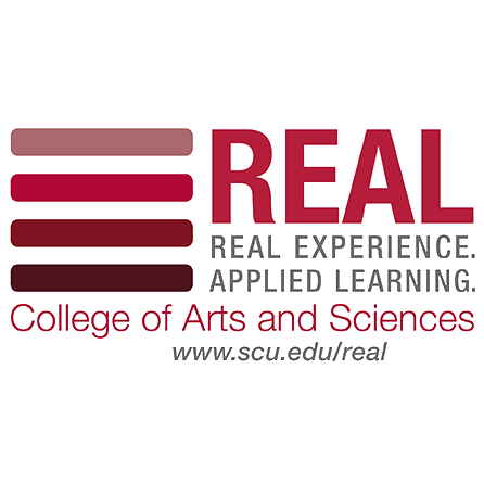 REAL logo with tagline Real experience applied learning