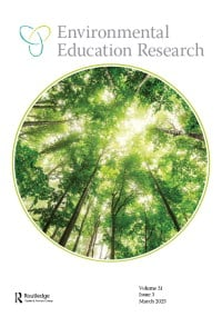 Environmental Education Research cover March 2025