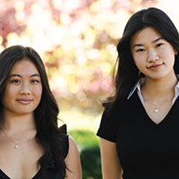 Megan Baldemor '26 and Samantha Lei '26