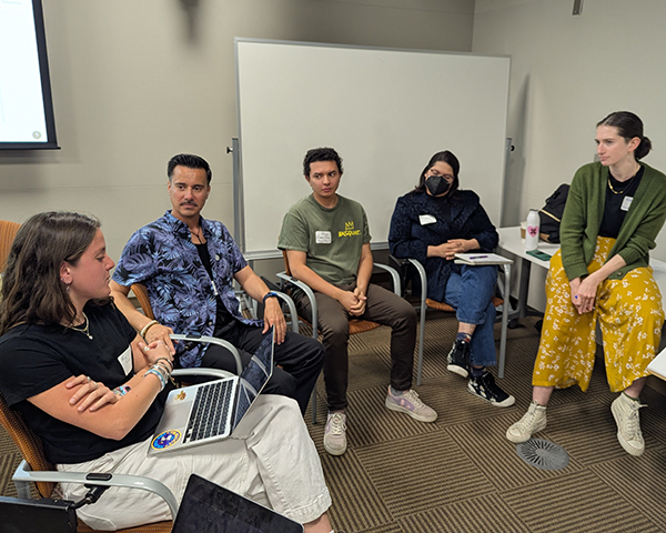 Group discussing Bay Area food systems resilience