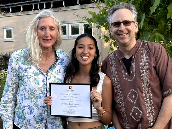 Iris Stewart-Frey, Briana Guingona, Christopher Bacon