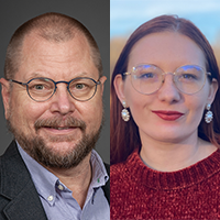 Public Health faculty Paul Gilbert and Natasha Glendening