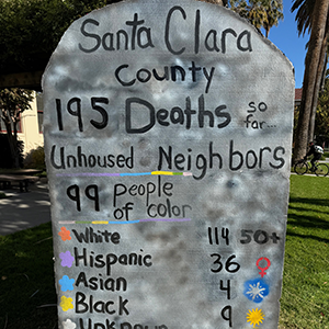 Unhoused Initiative tombstone