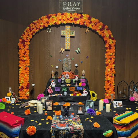 Day of the Dead altar Santa Teresa Catholic Church Parish San Jose 2025