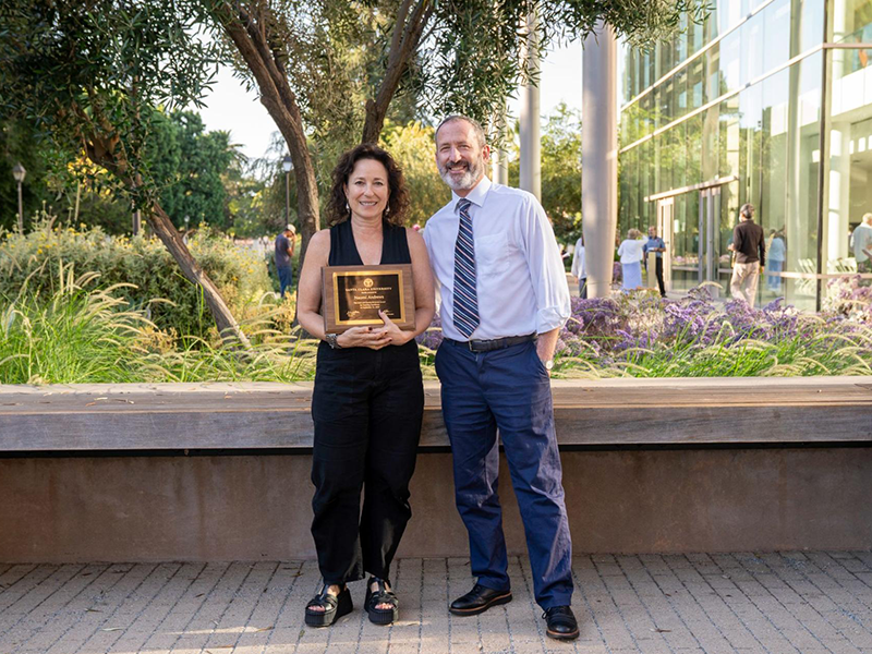 Naomi Andrews and Provost Glaser