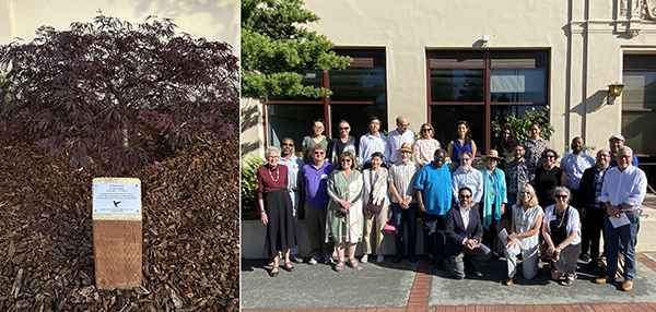 Left: Hinga Memorial, Right: SCU Faculty