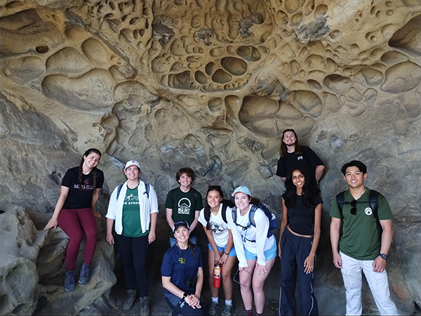 Students at Castle Rock State Park